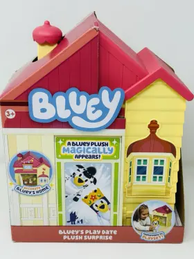 Bluey 630996176603 Play Date Plush Surprise House Playset Find A Mystery New
