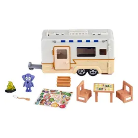 B08xy581b5 Bluey Caravan Adventure Playset With 2.5 Inch Jean Luc Figure Multicolor