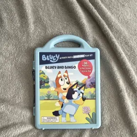 Bly-apms-001 Bluey Activity Pad Magnetic Playset 30 Magnets Bingo Cartoon Tv Character