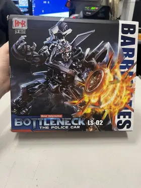 Ls-02 Bmb 971214891231 Bottleneck The Police Car Barricades Transformer Rare Htf