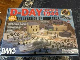 40009 Bmc New 2018 Toys D-day June 6 1944 Invasion Of Normandy Play Set Nib