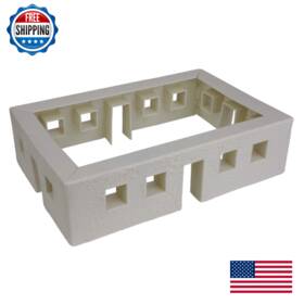 Bmc Toys B07v5jw4ww Wwii Bunker Walls - Plastic Army Men Playset Accessory Durable Tan 1 32 Sc