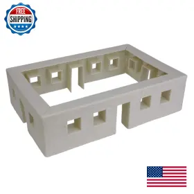 B07v5jw4ww Bmc Toys Wwii Bunker Walls - Plastic Army Men Playset Accessory Durable Tan 1 32 Sc