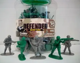 M10667 Boley Corporation Defender Military Playset By 66 Pieces In Original Container