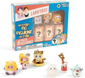 2206 Bonkers Lankybox Mystery Figs Collectible Mini Figures 6 Pack