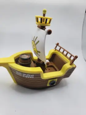 91d0716c-7761-4 Bonkers Ryans World Pirate Ship Toy Ss Ryan 6 Inch Brown Yellow Sun Playset Boat 1