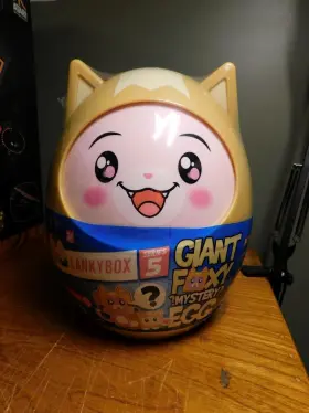 Bonkers Toys 810054665151 New Lankybox Series 5 Giant Foxy Mystery Egg Vehicle Figures Squishy Pop-it 2024