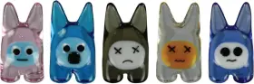 41004 Brainstorm Toys Glassworld Buneez Miniature Collectible Pack Of 5