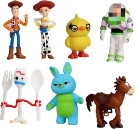 Brand Hannahcos 765150546623 Action Figures Toys Set 1.5-2.3 Inches Tall With Woody Buzz
