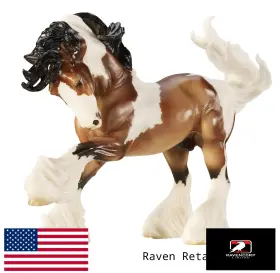 B00b9j2hpm Breyer Traditional Series Gypsy Vanner Horse Toy 1 9 Scale #1497 13x8.5 Inch