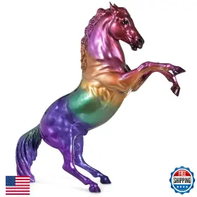 B0bqkhccxr Breyer Traditional Jewels Rainbow Decorator Horse Figurine 1 9 Scale #1866 New