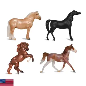 B-sm-10258 Breyer B0dqbhnk4z Stablemates Deluxe Horse Collection With Eight Horses Multico
