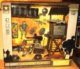 20173 Brooklyn Lollipops Us Army Checkpoint Multi Piece Playset # New In Box Still Blister Pack