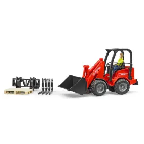 02191 Bruder Schaeffer 2034 Compact Loader With Figure And Accessories