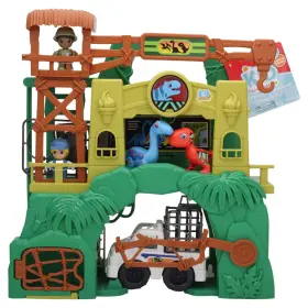 533553 Chap Mei Plastic Toys Mfy. Ltd. Kid Connection Dinosaur Rescue Station Play Set With Light And Sound 28 Pcs To