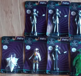 Character 686141551047 Flexfigs Nightmare Before Christmas Lot Of 8 Ages Jack Sally Oogie Zero