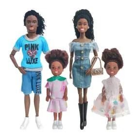 Hyww-2 Chioldilly Interactive Family Toy Fun Action Figures Set 11.8 Inches Multicolor