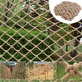 Cingfanlu B0chbnbqgh Safety Hemp Rope Net Kids Climbing Netting Children Balcony