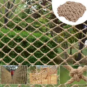 B0chbnbqgh Cingfanlu Safety Hemp Rope Net Kids Climbing Netting Children Balcony