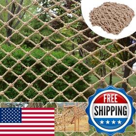 Cingfanlu B0db68glc9 Safety Hemp Rope Net Kids Climbing Netting Children Balcony