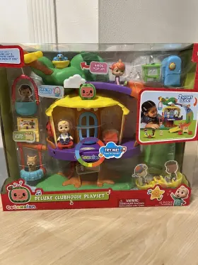 Cocomelon 191726433798 Deluxe Clubhouse Playset - Sound Effects New 15 Pieces