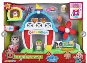 Cmi0011 Cocomelon Petting Farm Playset With Sounds Animals Tractor And Jj Figure