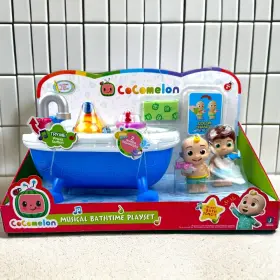 Cmw0028 Cocomelon Musical Bathtime Playset With Color Change Plays Bath Song Ages 2 Nib