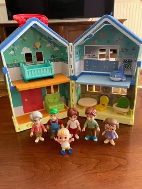 Cmw0076 Cocomelon Deluxe Family House Playset With Music And Sounds Incomplete