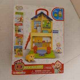 Cocomelon N93593401622 Pop Nft Play House Playset 7 Pieces Jj And Dog Figures Cartoon Tv