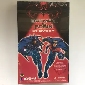 Colorforms 029101002065 Batman And Robin Playset 206 Vintage 1997 Still Sealed Shrink Wrap
