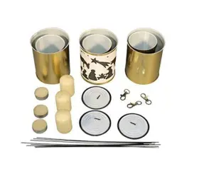 750483 Corvus Orvus Tin Lanterns Big 3x Small Multi-color