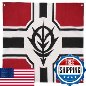 Cospa B00iicd12q Mobile Suit Gundam Zeon Military Flag By 0204-0205