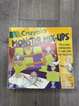 Crayola 071662054328 Vintage Monster Mix-ups Playset 1995 Complete Set