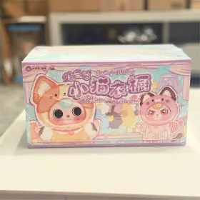 Dpl4300 Cureplaneta Baby Three - Kitten Wardrobe Full Case Set Of 6 Plush Blind Boxes New