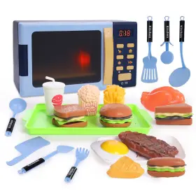 B0brb4y6ln Cuterabit Kids Microwave Toy Light And Sound Realistic Kitchen Appliance
