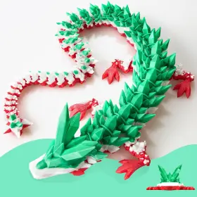 B0fpq9tsbk Dak Haan 30 Inch Large 3d Printed Dragon Flexible Articulated Crystal Fidget