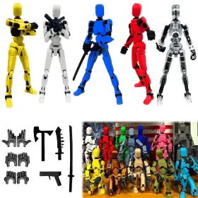 B0d4qbqjhq Danoni 3d Print Multi-articulated Action Figures T13 Nova 13 Virtual 5-pack