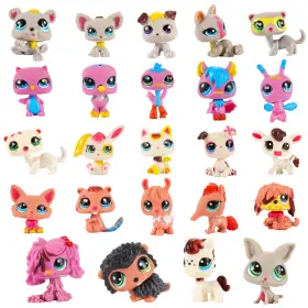 B0f2s8q37g Daughe 24pcs Lps Action Figures - Cartoon Toys With 360 Head Rotation Cute