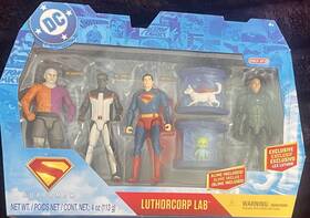 Dc 50207yfs Superman Lex Luthor Playset Exclusive With Metamorpho Krypto Slime