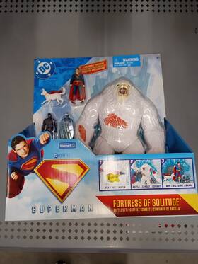 Dc 5070175 Superman Fortress Of Solitude Battle Set With And Krypto Figures 2022