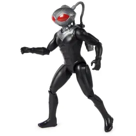 B09np1pv78 Dc Comics Aquaman Black Manta 12-inch Action Figure Detailed Sculpt Movie