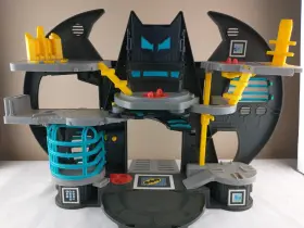 X7677 Dc Comics Super Friends Batman Batcave Model Mattel 2013 Fisher Price Work