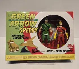 Dc Direct 761941229966 2002 Green Arrow And Speedy Silver Age Deluxe Action Figure Set New