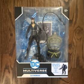 Dc Multiverse 06777254 Catwoman Collectors Edition Action Figure With Whip And Build Piece