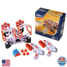 Dimple B08c7zc89k Shooting Games - Target Game Nerf Compatible Rotating Spinning