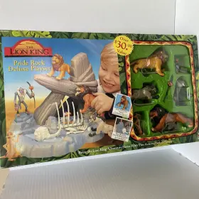 Disney 026676668047 Rare-sealed The Lion King Pride Rock Deluxe Playset By Mattel - 1994