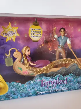 Disney 027084930498 Tangled Rapunzels Boat Ride With Flynn Rider Playset Nib Mattel 2010