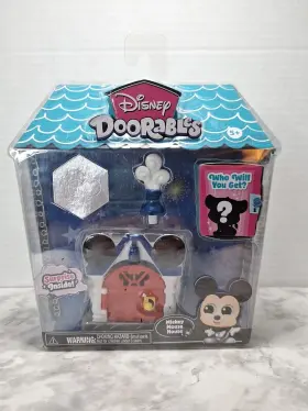 0803vc01 Disney New Doorables Mickey Mouse House Match And Stack Playset Brand