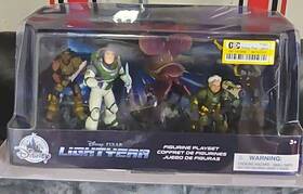 Disney 087-16-5958 Pixarlightyear Buzzlightyear Figurine Playset Mpn Damaged Box