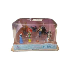 Disney 087-26-1656 Store Ariel The Little Mermaid 10-piece Deluxe Figure Set Nib Box Wear